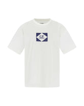 T-Shirt Uomo Logo Patch Bianco