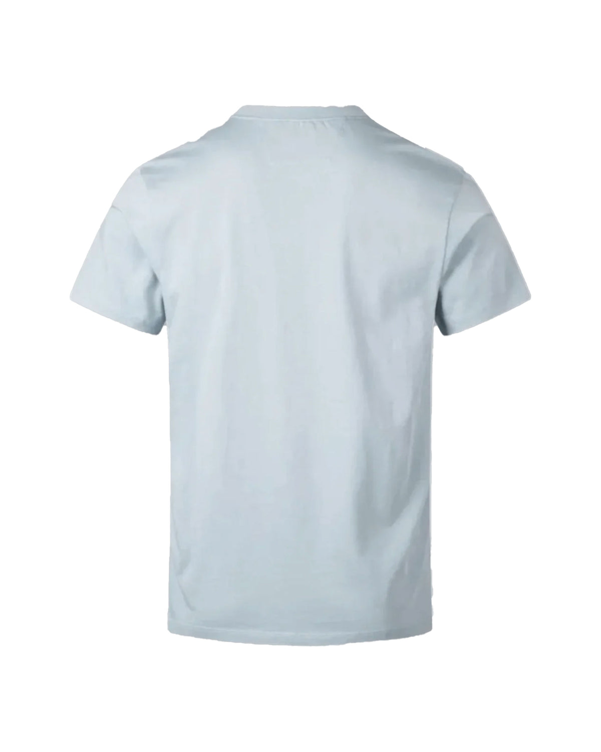 T-Shirt Uomo Logo Patch Celeste