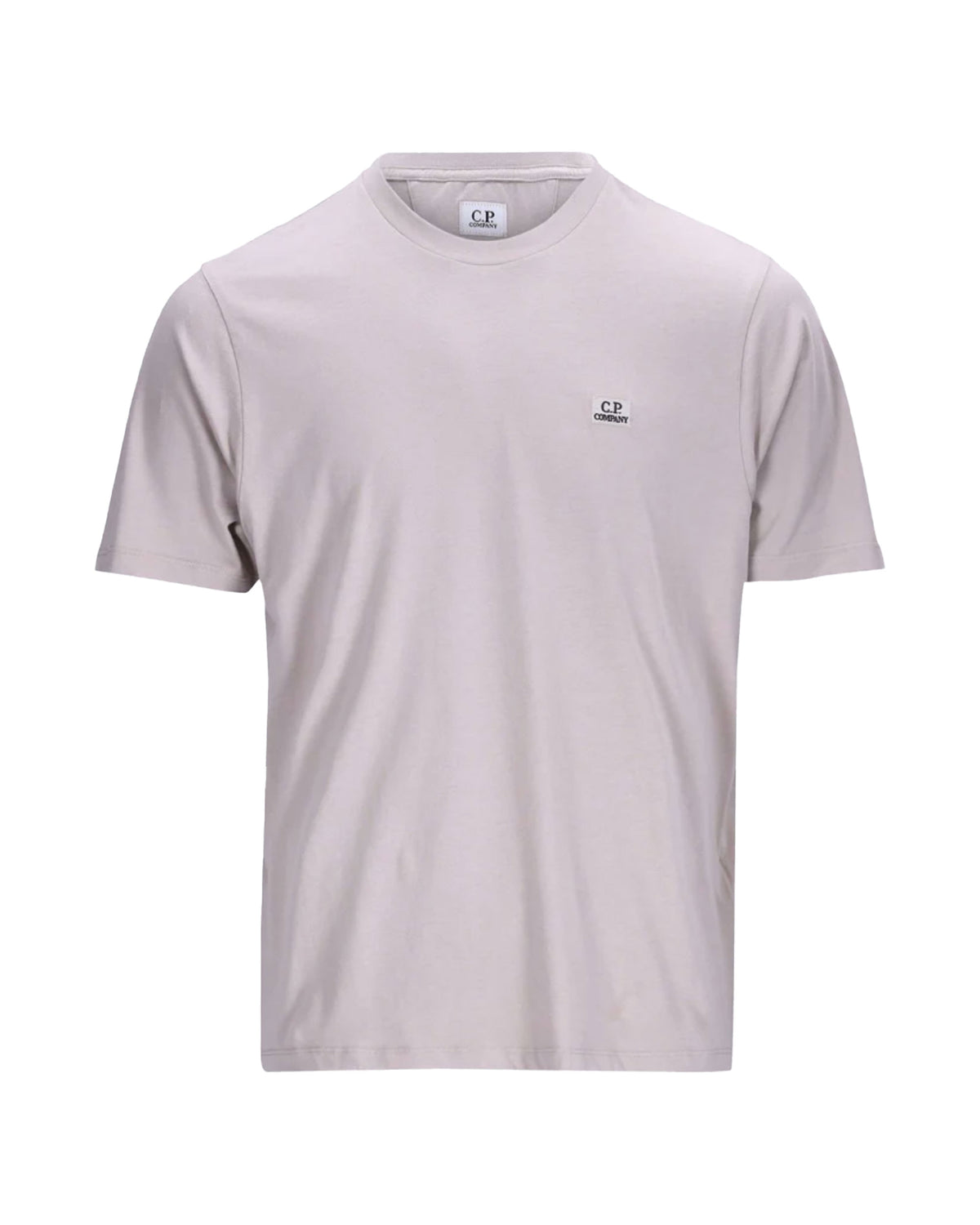 T-Shirt Uomo Logo Patch Sabbia