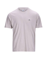 T-Shirt Uomo Logo Patch Sabbia