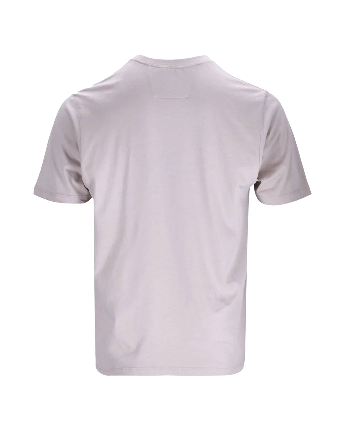 T-Shirt Uomo Logo Patch Sabbia