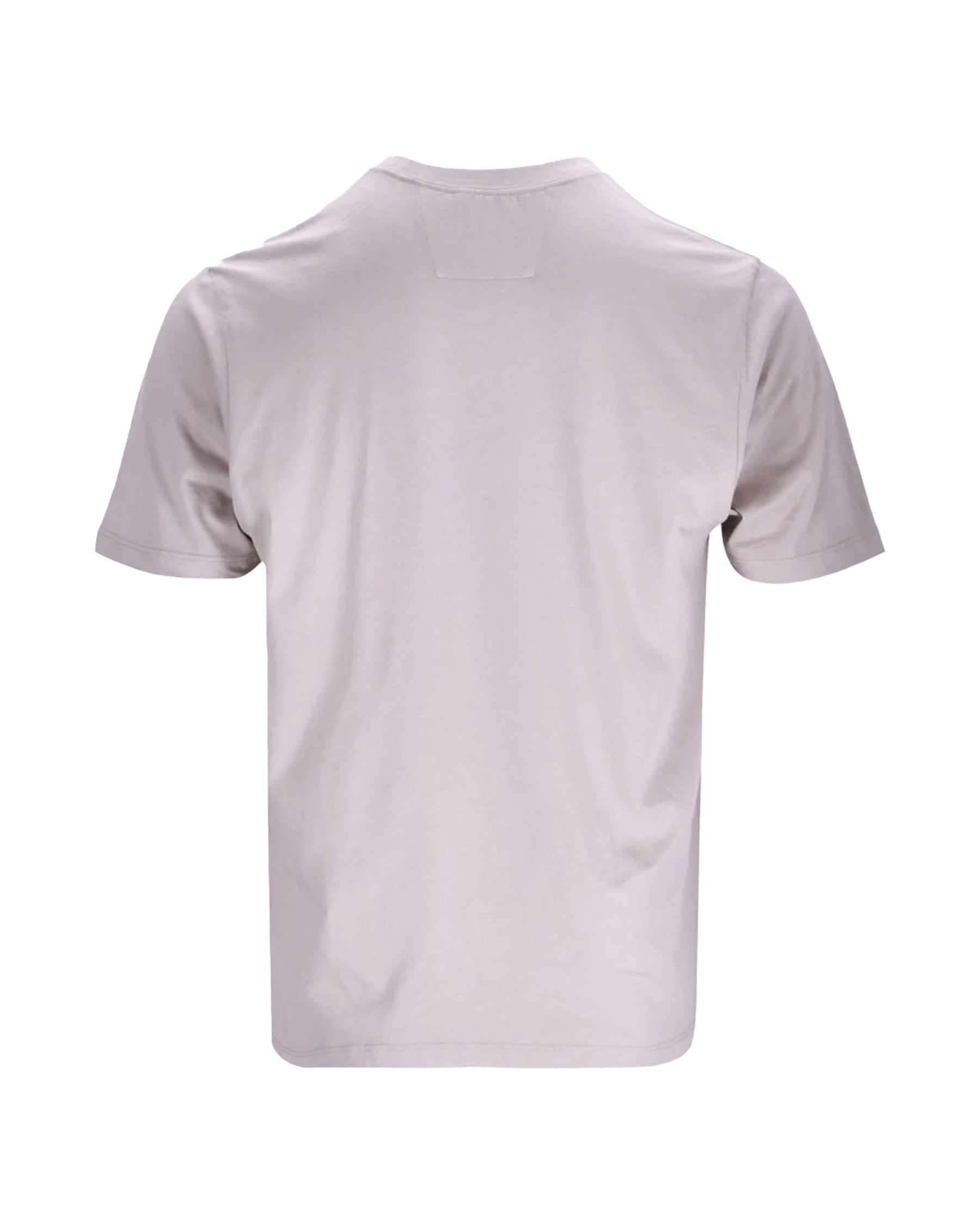 T-Shirt Uomo Logo Patch Sabbia