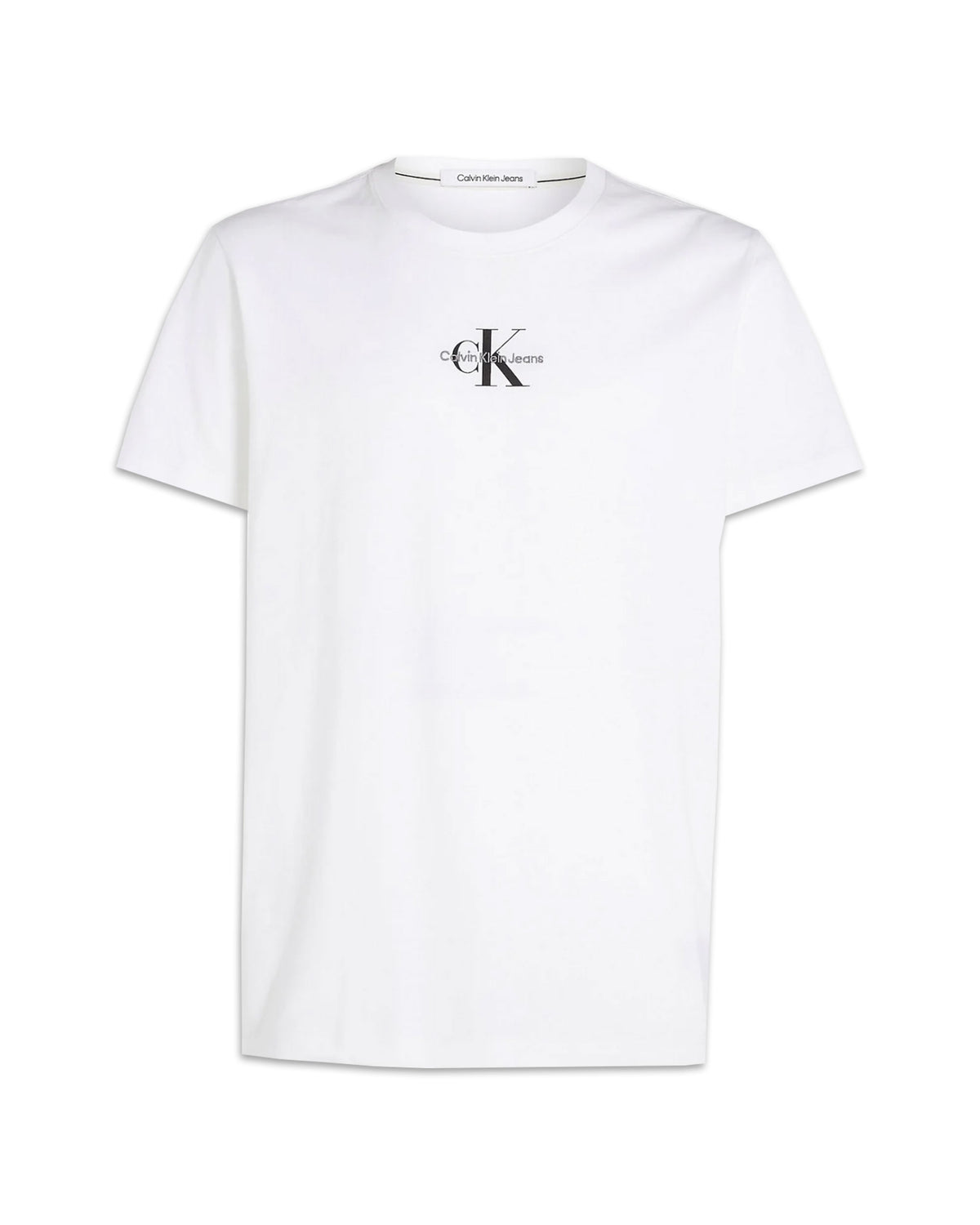 Man Tee Calvin Klein Monologo Regular White