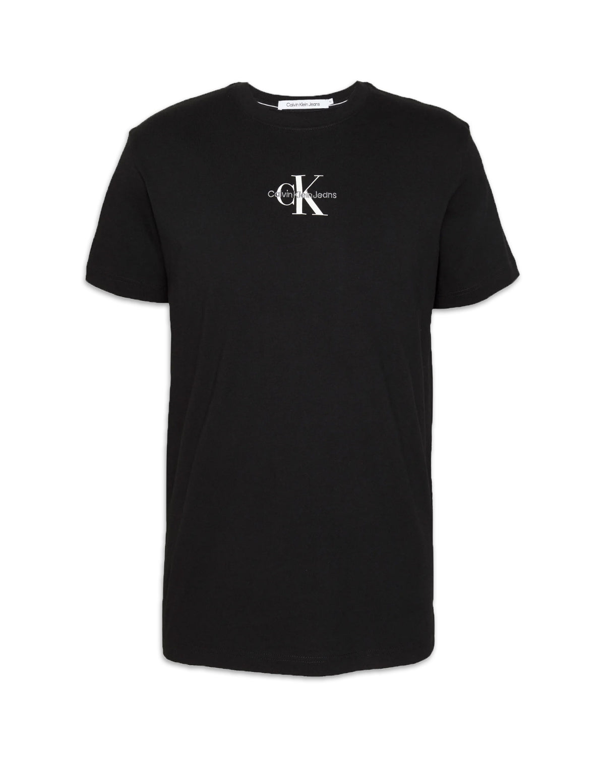 T-Shirt Uomo Calvin Klein Monologo Regular Tee Nero