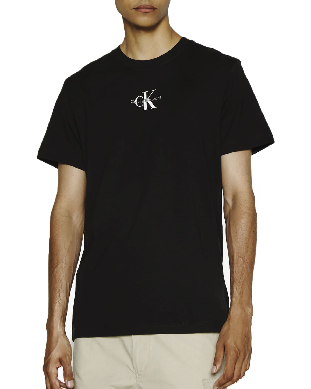 Man Tee Calvin Klein Monologo Regular Black