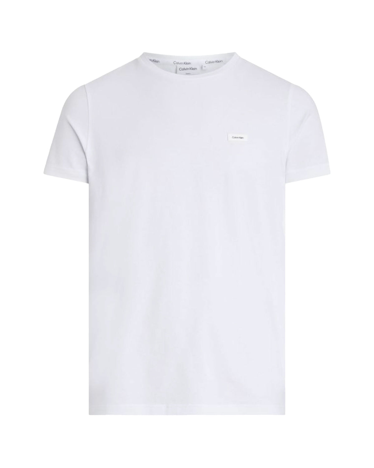 T-Shirt Uomo Calvin Klein Stretch Slim Fit Bianco