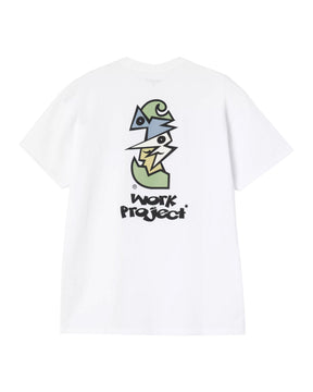 T-Shirt Uomo Carhartt Wip Cubist Bianco