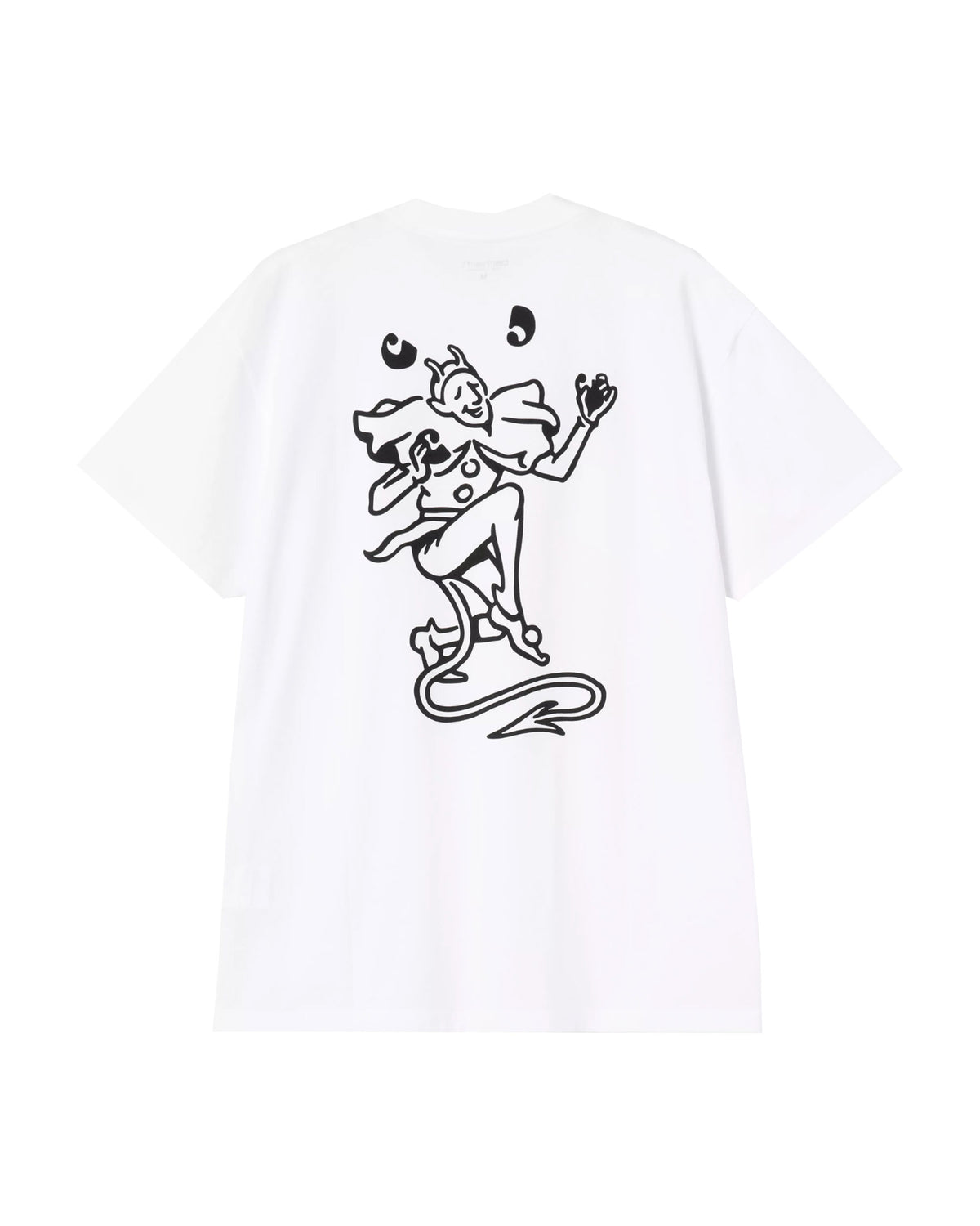 T-Shirt Uomo Carhartt Wip Playing Cards Bianca