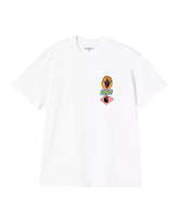 T-Shirt Uomo Carhartt Wip Stacked Grapes Bianca