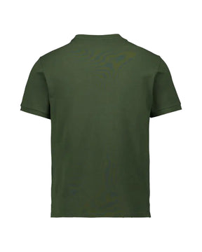 T-Shirt Uomo Colmar Originals Basic Logo Verde Militare
