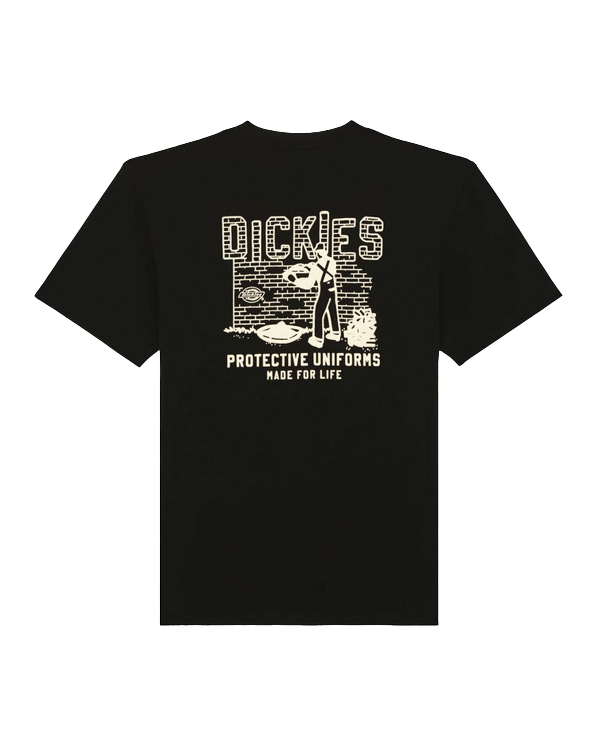 T-Shirt Uomo Dickies Bricklane Ss Tee Black
