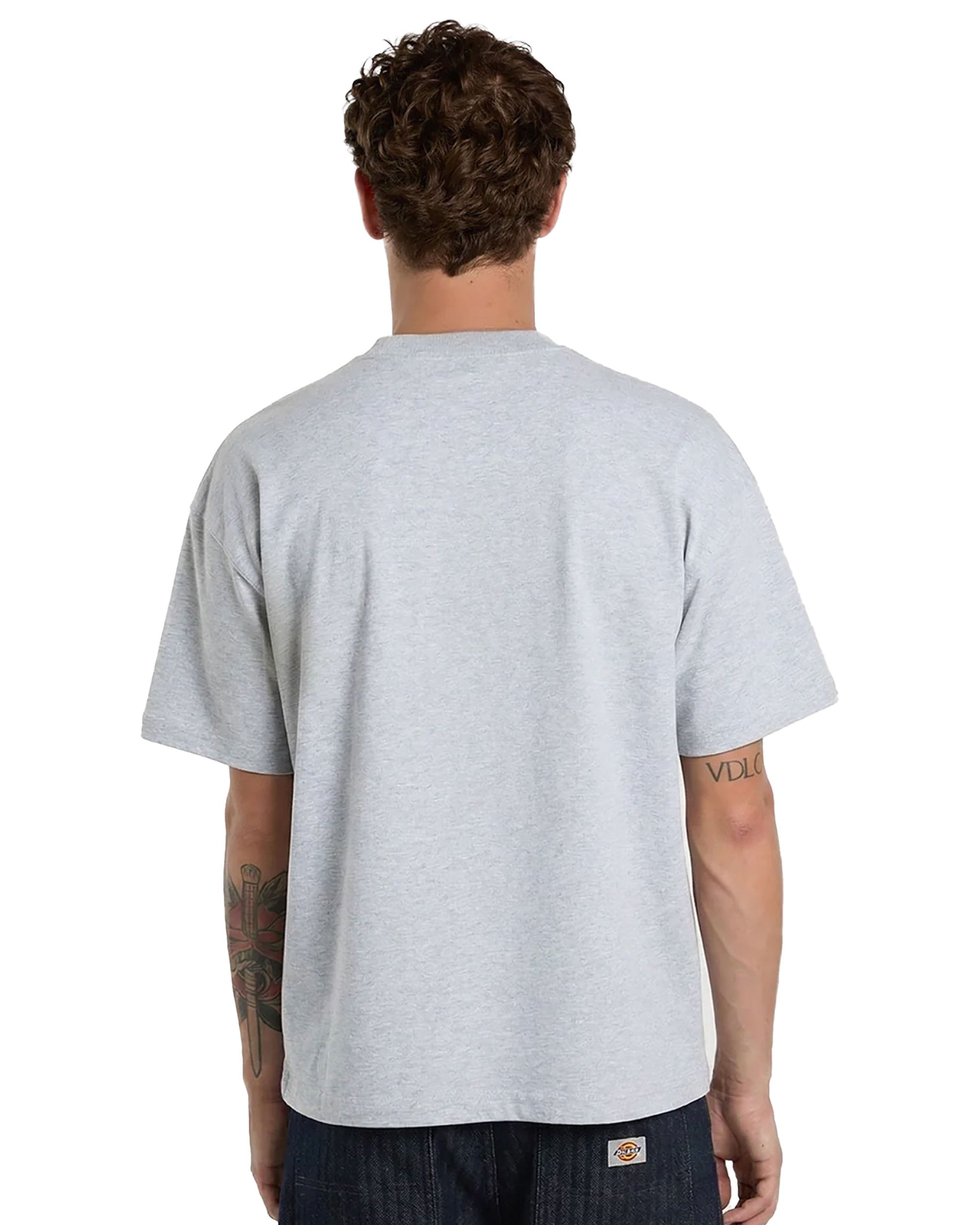 T-Shirt Uomo Dickies Mineral Heavyweight Grigio Chiaro