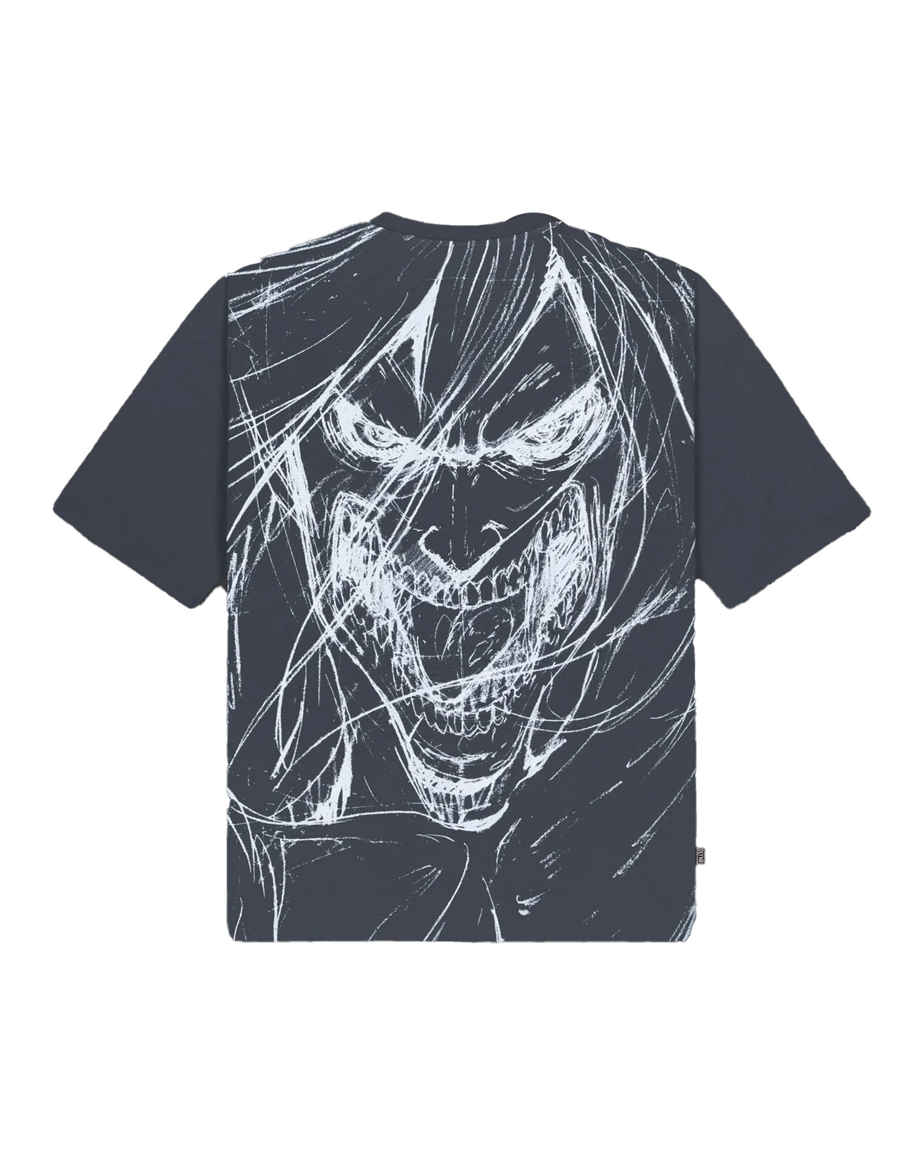 Man Tee Dolly Noire Attack Titan Sketch Over Kimono Grey