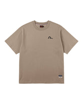 T-Shirt Uomo Evisu Seagull Embroidery Taupe Beige