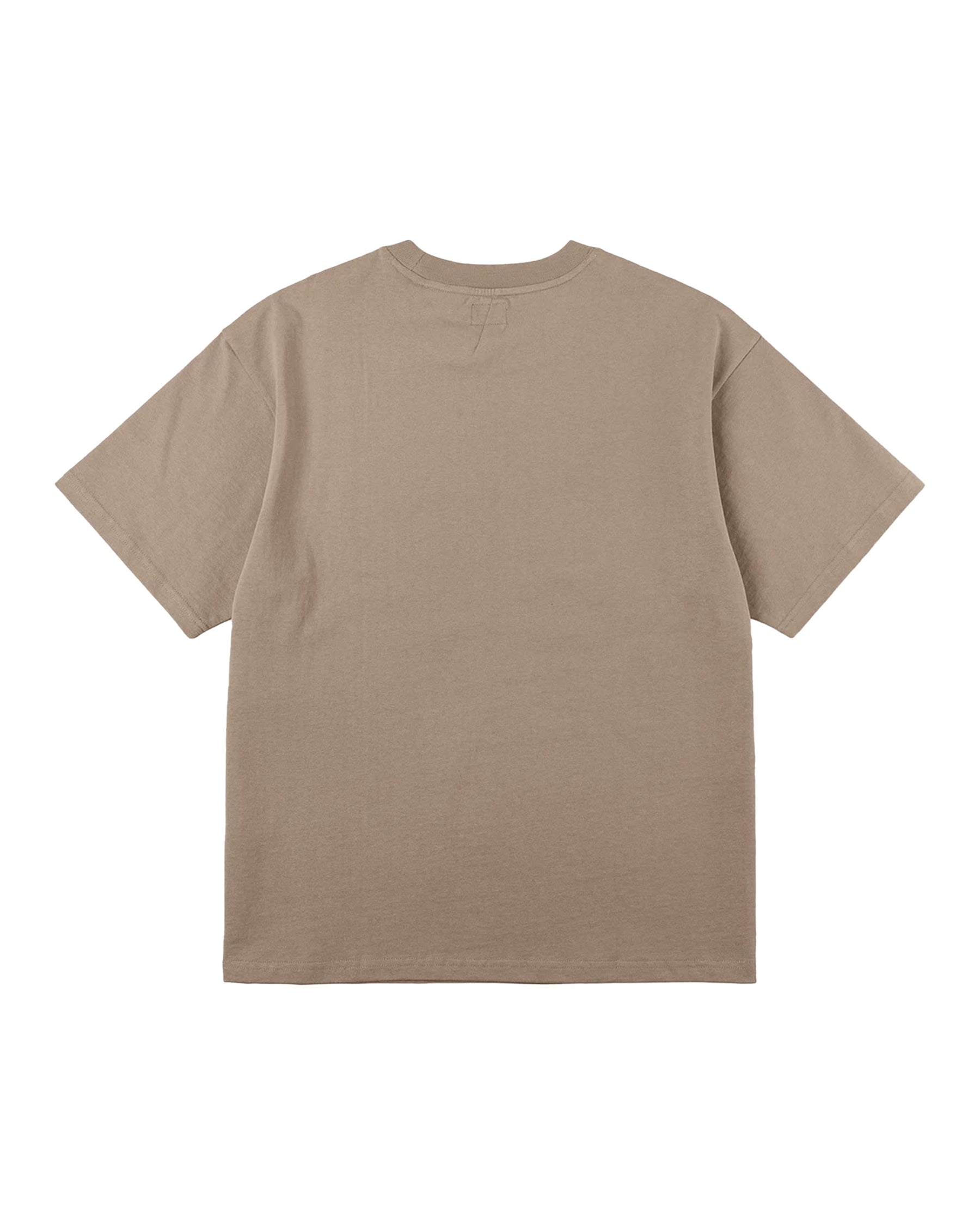 T-Shirt Uomo Evisu Seagull Embroidery Taupe Beige