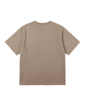 T-Shirt Uomo Evisu Seagull Embroidery Taupe Beige