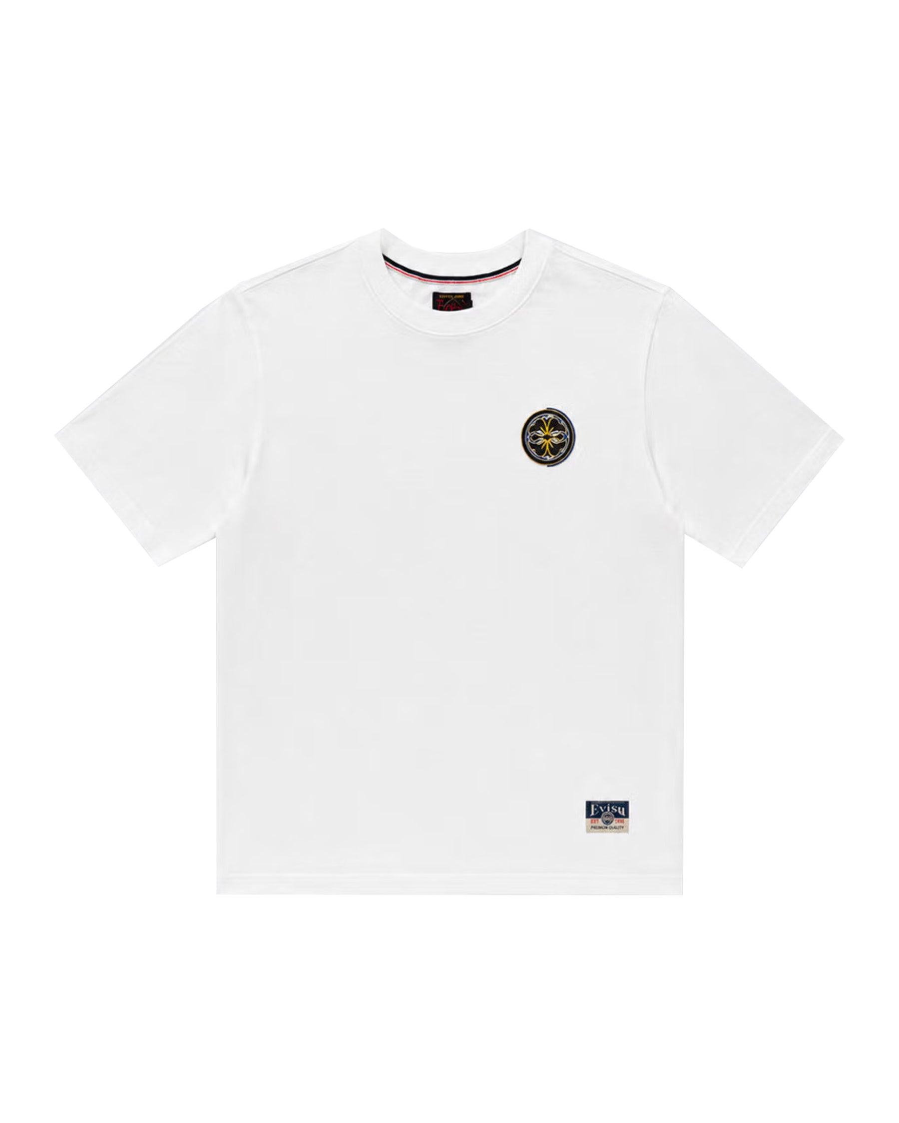 Evisu Wave & Whale Daicock Men's T-Shirt White