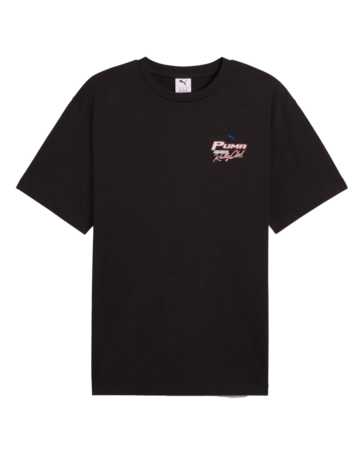 Men T-shirt Graphics Moto Relaxed Tee Black