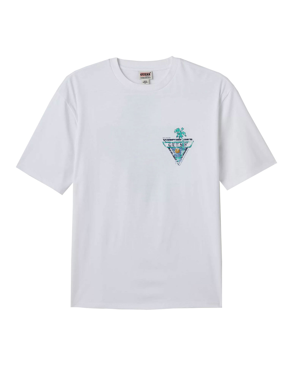 Man Tee Guess Originals Palms White