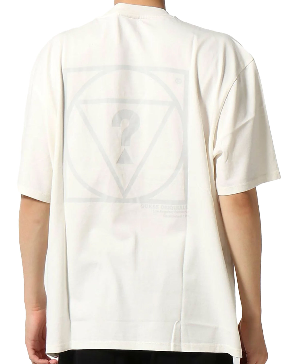 T-Shirt Uomo Guess Originals Surplus Tee Bianco