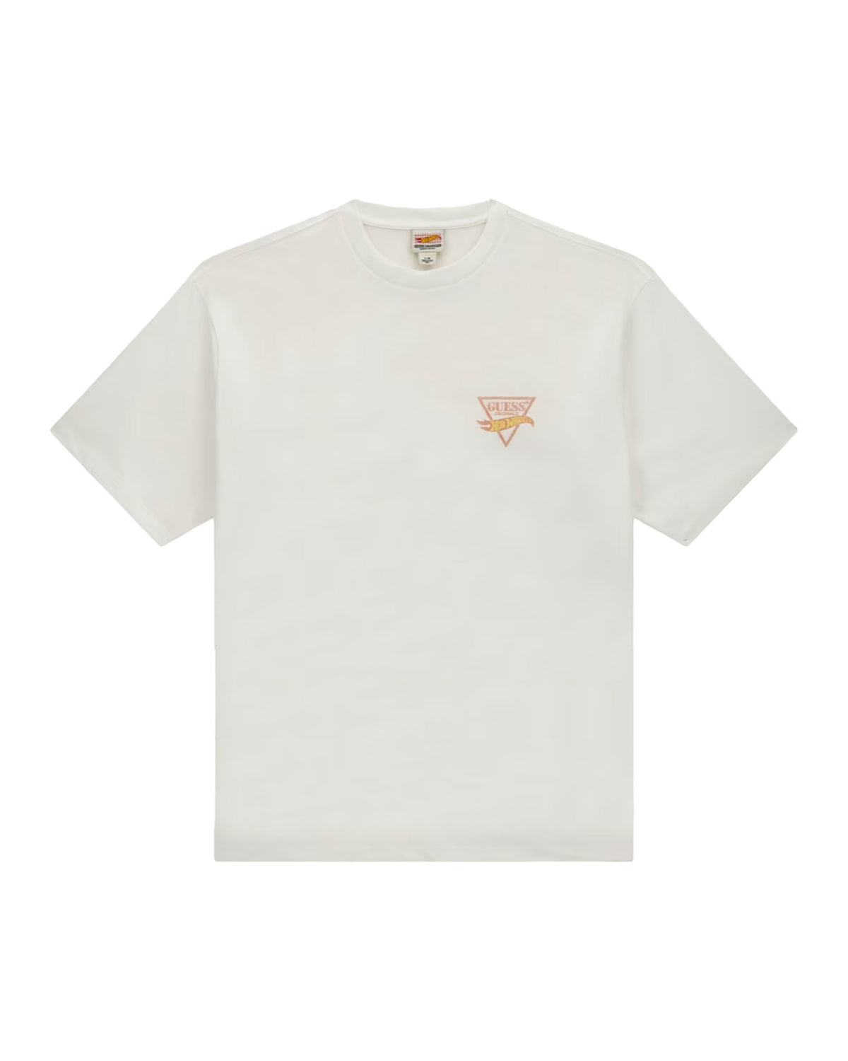 Man Tee Guess x Hot Weels Printed White