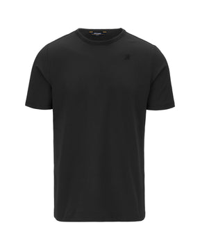 T-Shirt Uomo K-Way Adame Light Stretch Jersey Nero