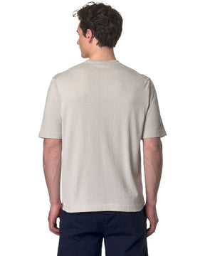 T-Shirt Uomo K-Way Combe Beige
