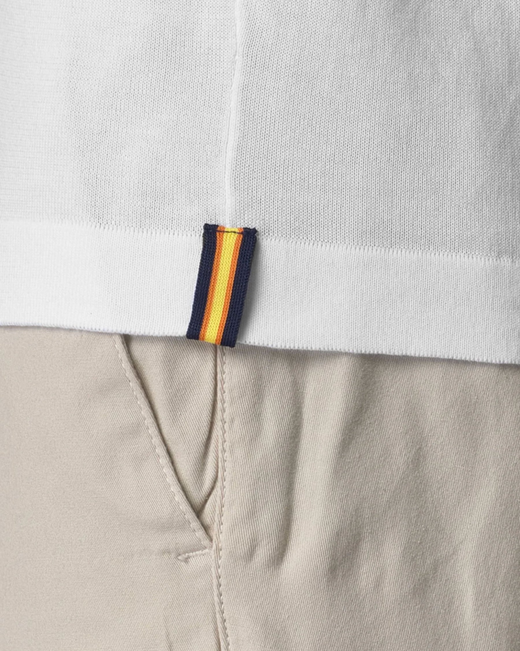 T-Shirt Uomo K-Way Combe Bianco