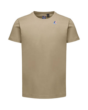 T-Shirt Uomo K-Way Le Vrai Edouard Beige