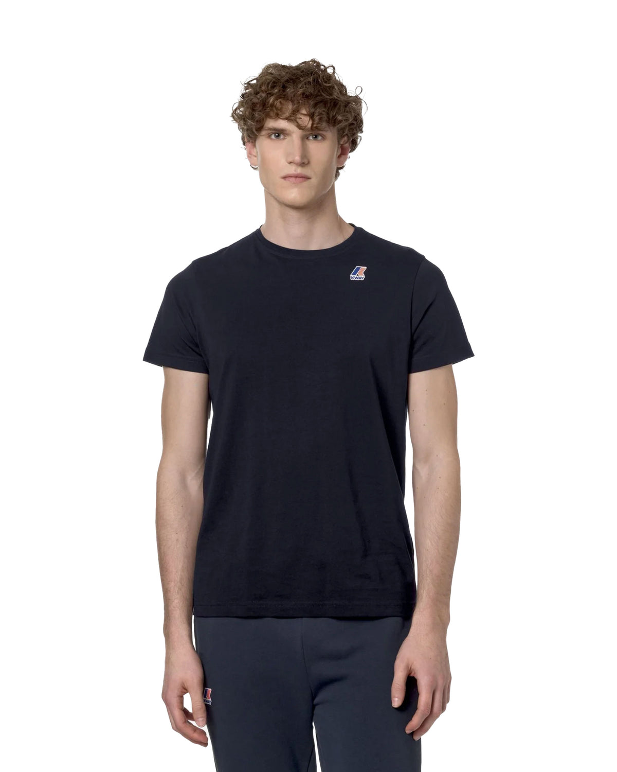 T-Shirt Uomo K-Way Le Vrai Edouard Blu