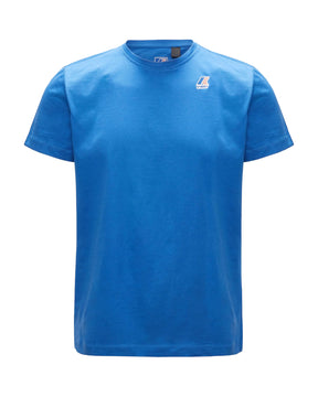 T-Shirt Uomo K-Way Le Vrai Edouard Blue Royal