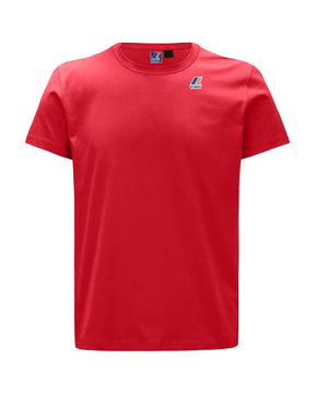 T-Shirt Uomo K-Way Le Vrai Edouard Rossa
