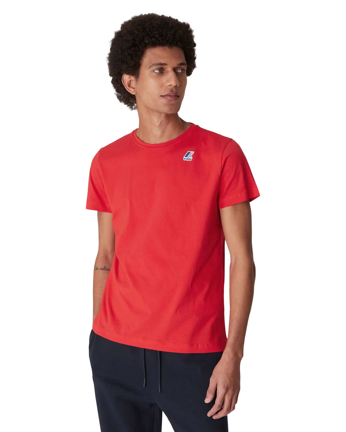 T-Shirt Uomo K-Way Le Vrai Edouard Rossa