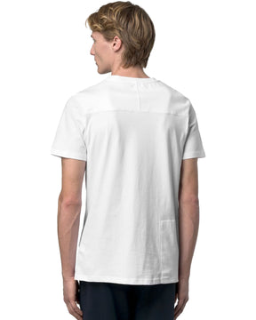 T-Shirt Uomo K-Way Leonide Bianco