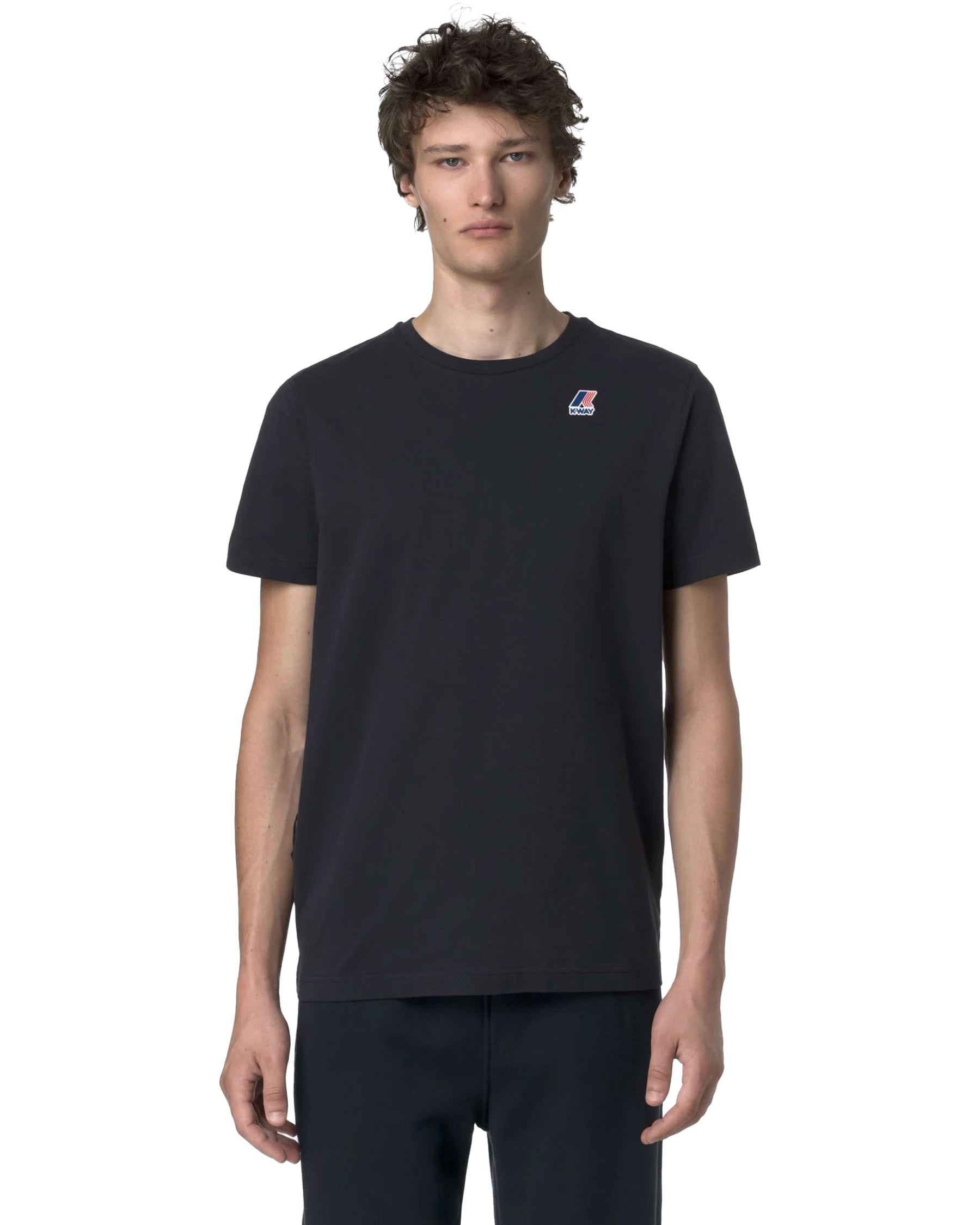 T-Shirt Uomo K-Way Leonide Blu