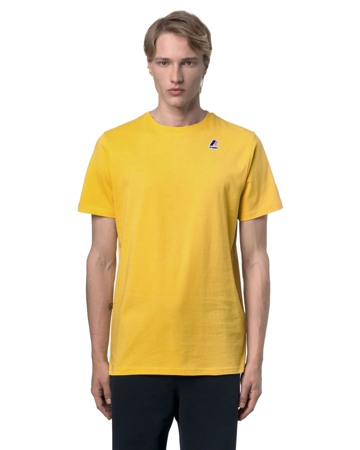 T-Shirt Uomo K-Way Leonide Giallo