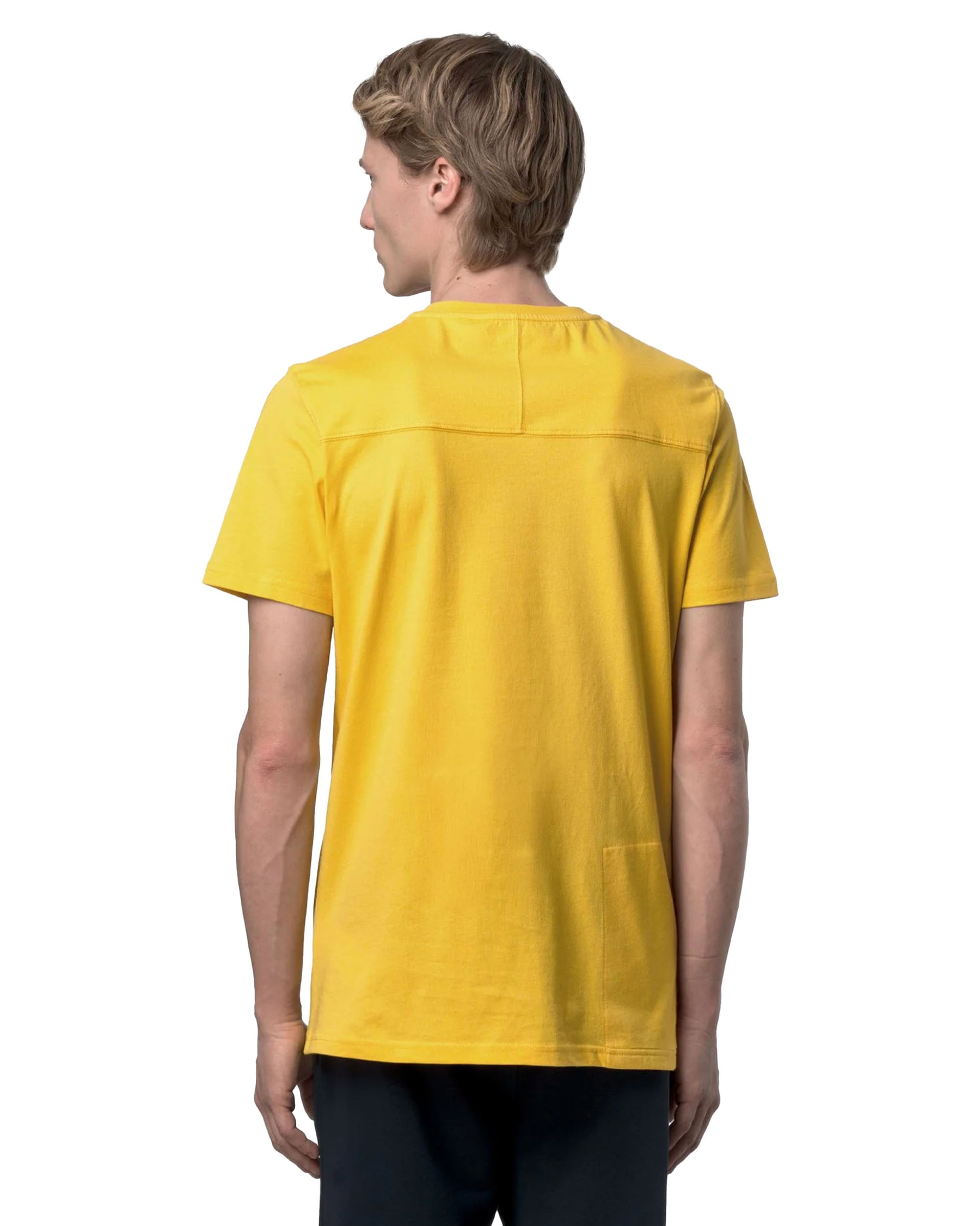 T-Shirt Uomo K-Way Leonide Giallo