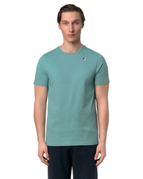 T-Shirt Uomo K-Way Leonide Verde Acqua