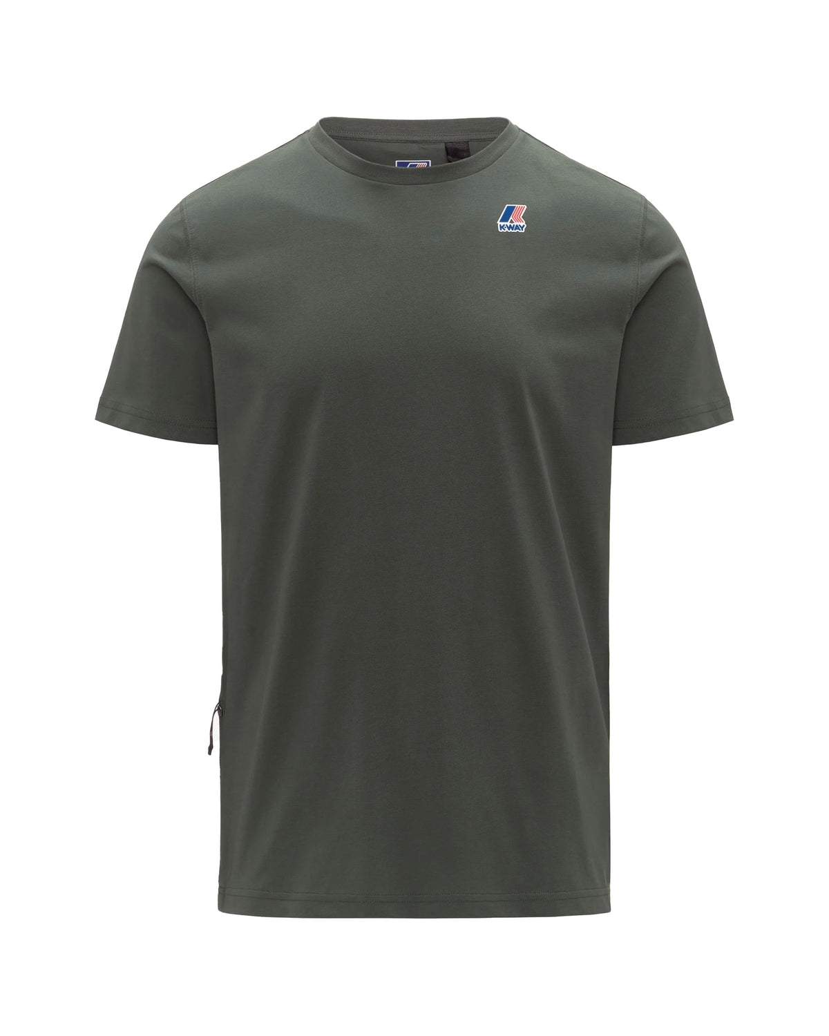 T-Shirt Uomo K-Way Leonide Verde Militare