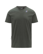 T-Shirt Uomo K-Way Leonide Verde Militare