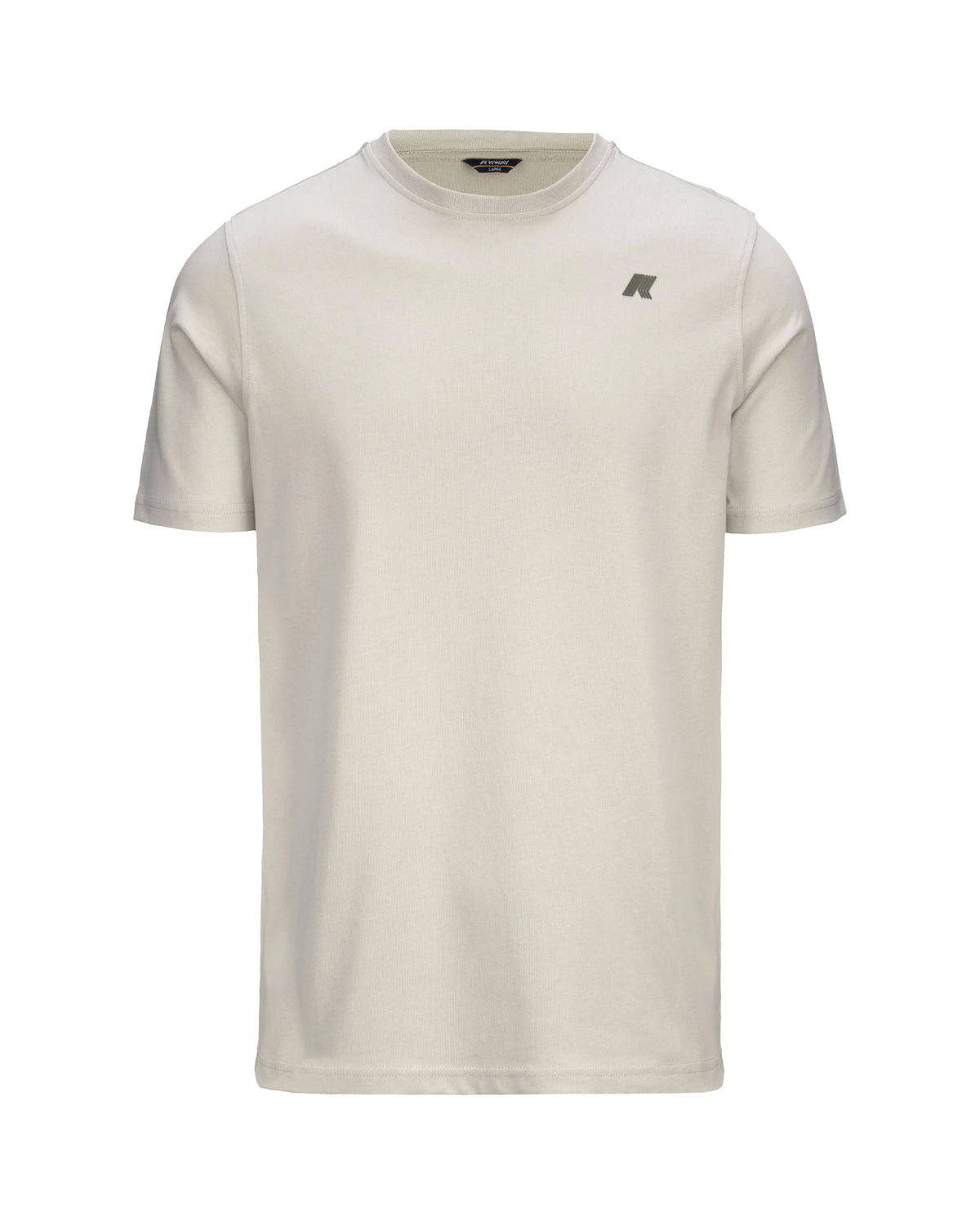 T-Shirt Uomo K-Way Odom Ascii Code Jersey Beige