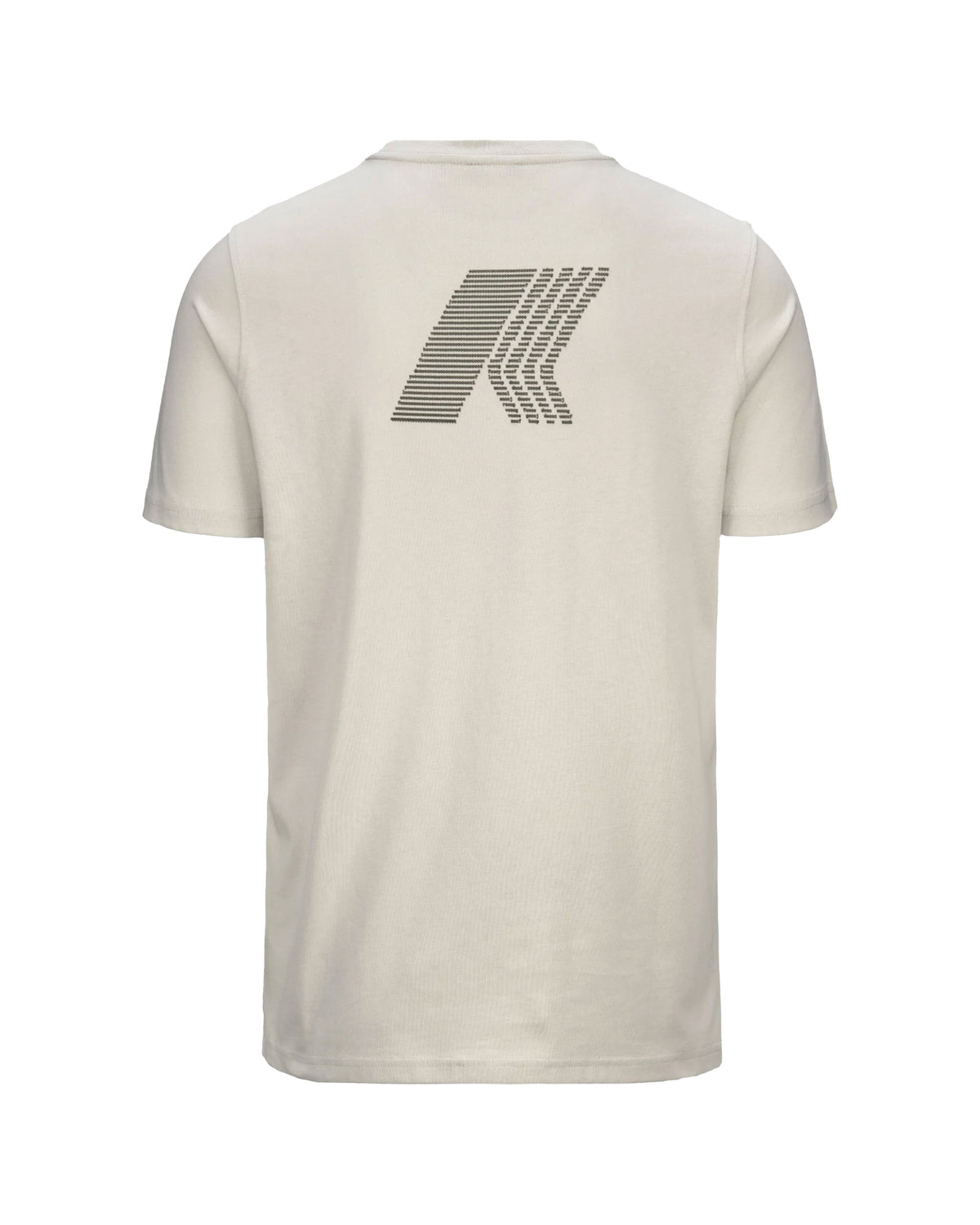T-Shirt Uomo K-Way Odom Ascii Code Jersey Beige