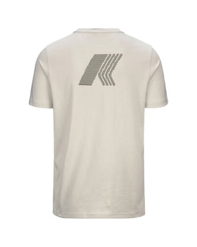 T-Shirt Uomo K-Way Odom Ascii Code Jersey Beige