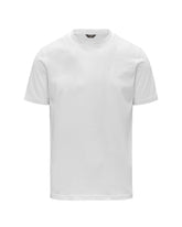 T-Shirt Uomo K-Way Odom Jersey Micro Lettering Bianco