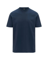 T-Shirt Uomo K-Way Odom Jersey Micro Lettering Blu Chiaro