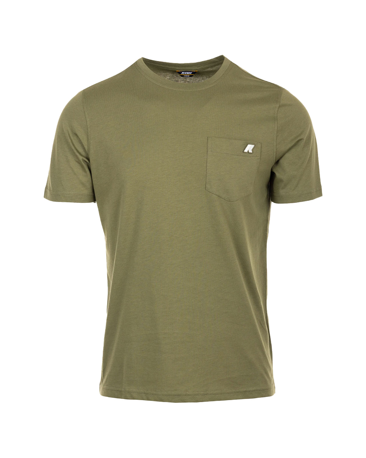 T-Shirt Uomo K-Way Sigur Jersey Verde Militare