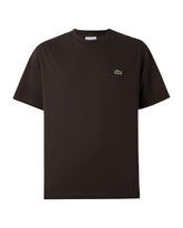 T-Shirt Uomo Lacoste Basic Logo Marrone