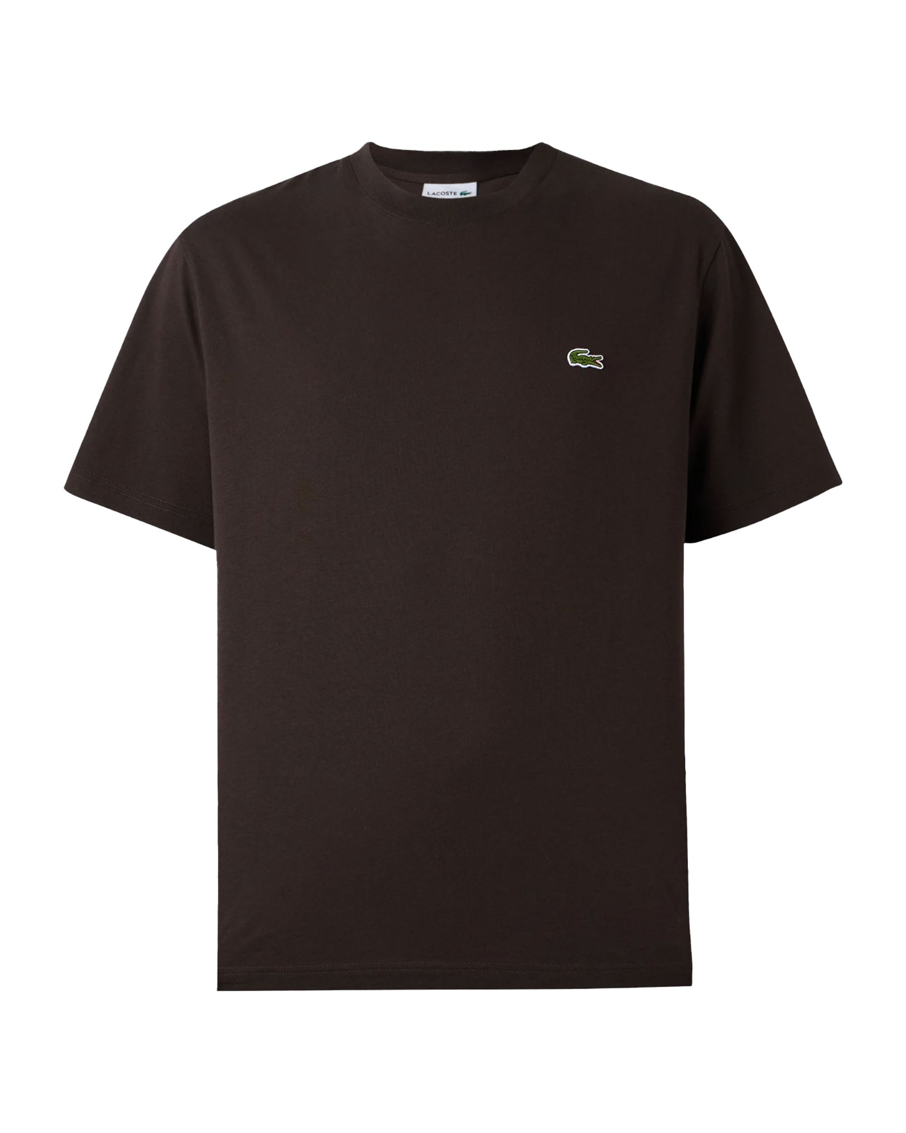 T-Shirt Uomo Lacoste Basic Logo Marrone