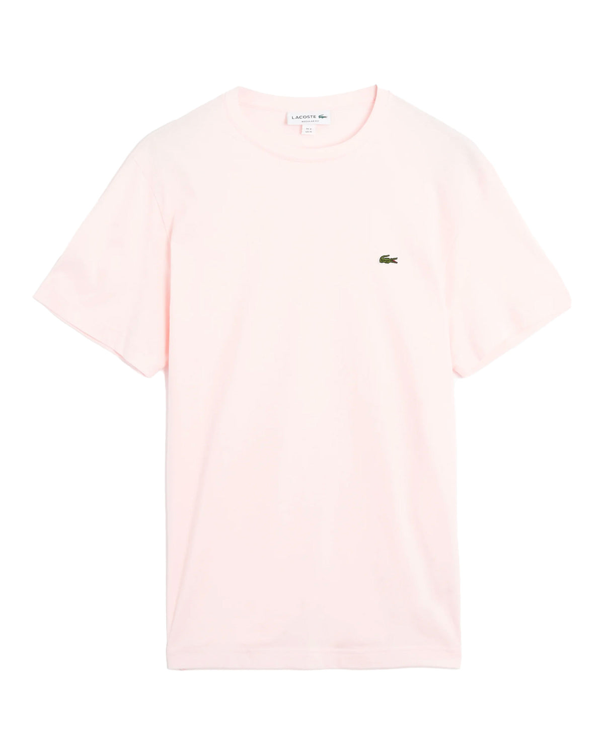 Man Tee Lacoste Basic Logo Pink