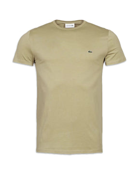 T-Shirt Uomo Lacoste Basic Logo beige
